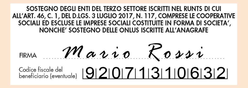 Immagine modello 730 pagina 5 x 1000 dell'associazione randagioia, che per raggiugere i suoi obiettivi ha bisogno del tuo 5 x 100 e di donazioni libere.